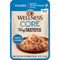 【Wellness】CORE Cat Flaked Food - Tuna & Shrimp Recipe in Broth 1.75oz / 50g Pouch
