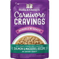 【Stella & Chewy's】Carnivore Cravings Savory Shreds - Salmon & Mackerel - 2.8oz