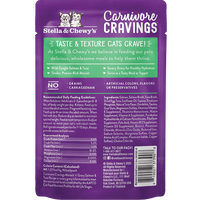 【Stella & Chewy's】Carnivore Cravings Savory Shreds - Salmon & Tuna - 2.8oz