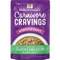 【Stella & Chewy's】Carnivore Cravings Savory Shreds - Salmon & Tuna - 2.8oz