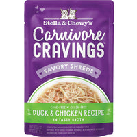 【Stella & Chewy's】Carnivore Cravings Savory Shreds - Duck & Chicken - 2.8oz