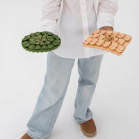 【DexyPaws】Hide+Seek - Army Green Circle Enrichment Snuffle Mat