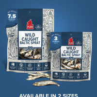 【Plato Pet Treats】Dog Treats - Wild Caught - Baltic Sprat - 3 oz
