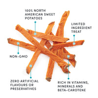 【Crumps' Naturals】Dog Treats - Sweet Potato Fries - 9.9oz / 280g