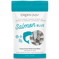 【Green Juju】Freeze Dried Whole Food Bites Salmon Blue - 3oz / 85g