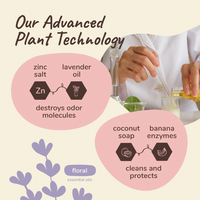 【Kin + Kind】Cat - Pee+Odor Destroyer For Litter - Floral - 32 fl.oz / 946 ml