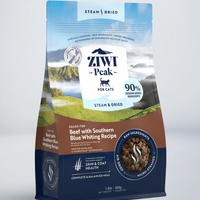 【Ziwi Peak 巅峰】低温微蒸猫粮 - 散养草饲牛肉&南蓝鳕鱼配方 800g