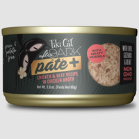 【Tiki Cat】Canned Cat Food - After Dark - Pâté+ Chicken & Beef Recipe in Chicken Broth - 2.8 oz