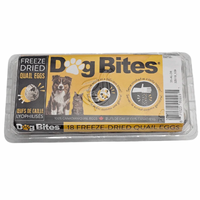 【Dog Bites】FD Quail Eggs 18 pack