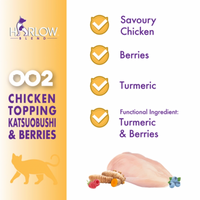 【Harlow Blend】Cat Can - 002 Chicken In Gravy With Katsuobushi & Berries 80g