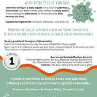 【Mavericks】Freeze Dried Topper - Pumpkin - for Dogs & Cats 43g