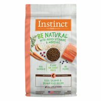 【Instinct】Dog Dry Food - Be Natural Real Salmon & Brown Rice Recipe 24lb