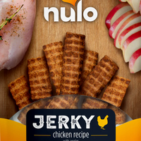 【Nulo】Dog - Jerky Strips Chicken With Apples Recipe- 5 oz