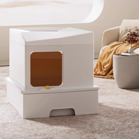 Top-Entry Enclosed Cat Litter Box – Odor Control & Splash-Proof