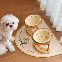 Cute Beaded Cat Bowl
