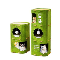 Trendy Green Multi-Layer Felt Bed