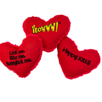 【yeowww!】Hearrrt Attack Bunny Kick Me Catnip Cat Toys