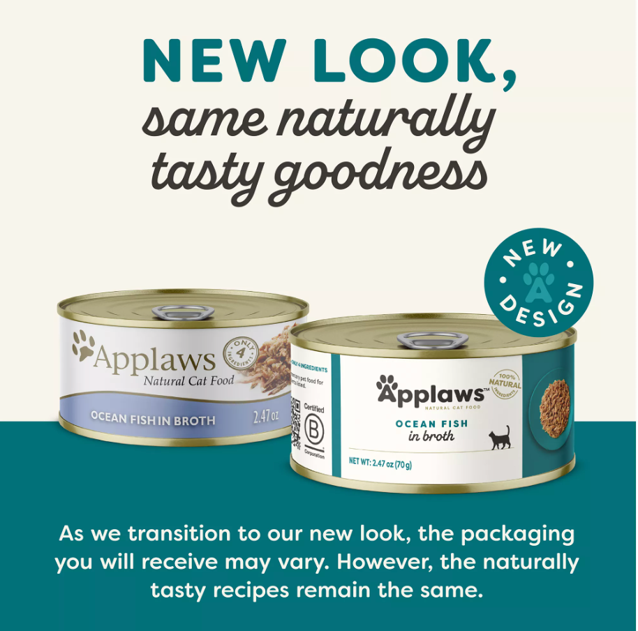Applaws】Grain Free Cat Can Ocean Fish In Broth oz – PawPawDear