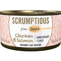 【SCRUMPTIOUS】FROM SCRATCH - Wet Can Cat Food - Chicken & Salmon 79g