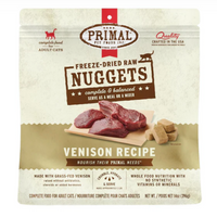【PRIMAL】Cat - Freeze-Dried Nuggets - Venison - 5.5oz & 14oz