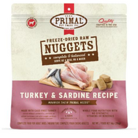 【PRIMAL】 狗狗冻干 - 火鸡 & 沙丁鱼