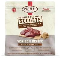 【PRIMAL】Dog - Freeze-Dried Nuggets - Venison - 5.5oz & 14oz