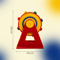 【PETSVILLE】Circus Style Cat Tree – Scratching Post, Bed & Climber for Small Cats