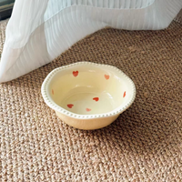 Cute Beaded Cat Bowl