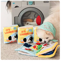 【Weekly Drops 】Interactive Dog Snuffle Book - Yellow Laundry Day (Hardness Level 3)
