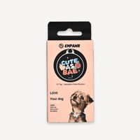 【EMPAWR】Personalized Pet Tag - 🖤 Cute as Bae