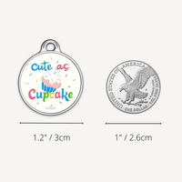 【EMPAWR】Personalized Pet Tag - 🧁 Cute as Cupcake