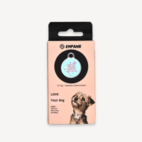 【EMPAWR】Personalized Pet Tag - 🤍 CuteAF Round Petite