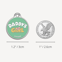 【EMPAWR】Personalized Pet Tag - 🏅 Daddy's Girl
