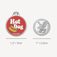 【EMPAWR】Personalized Pet Tag - 🌭 Hot Dog