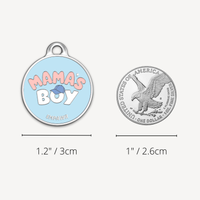 【EMPAWR】Personalized Pet Tag - 🧢 Mama's Boy
