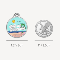 【EMPAWR】Personalized Pet Tag - 🌞 Cute as Sunshine