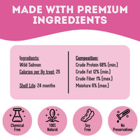 【Granville Pet Treatery】Dogs & Cats - Wild Thing! Dehydrated Wild BC Salmon 3oz / 85g