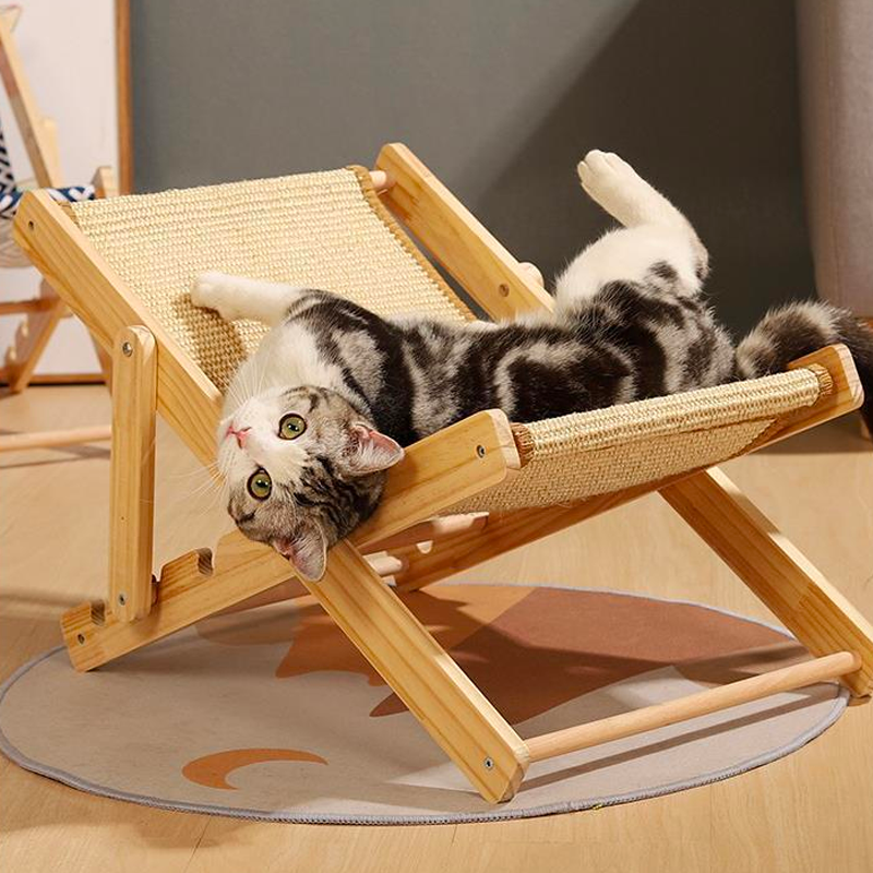 Super Relaxing! Pet Lounge Chair Scratchboard Scratcher