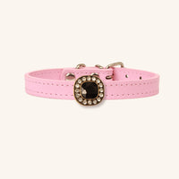 【Mori Cat】Luxury Cat Collar with Interchangeable Gem Charms-Pink