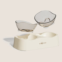 【Voocoo】Wave Elevated Pet Food & Water Bowl Duo