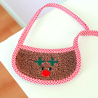 圣诞红鼻子围兜