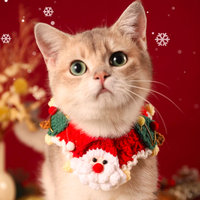 手工编织圣诞围脖-圣诞老人款