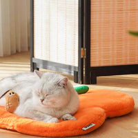Lucky Persimmon Peanut Pet Bed Mat