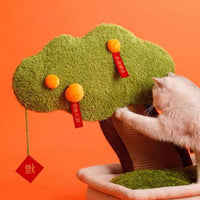 【Zeze】Kumquat Tree Cat Scratchboard