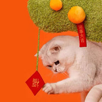 【Zeze】Kumquat Tree Cat Scratchboard