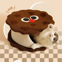 Sweet Snuggle! Chocolate Sandwich Pet Bed