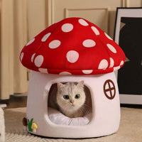 Red Mushroom Bliss! Pet Bed