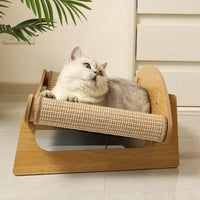 Shell Retreat! Crab-Shaped Sisal Pet Scratching Bed