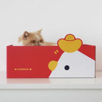【Purroom】Lucky Wealth Cat Scratchboard