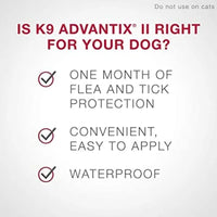 【Elanco K9 Advantix II】Topical Flea & Tick Protection for X-Large Dog Breeds